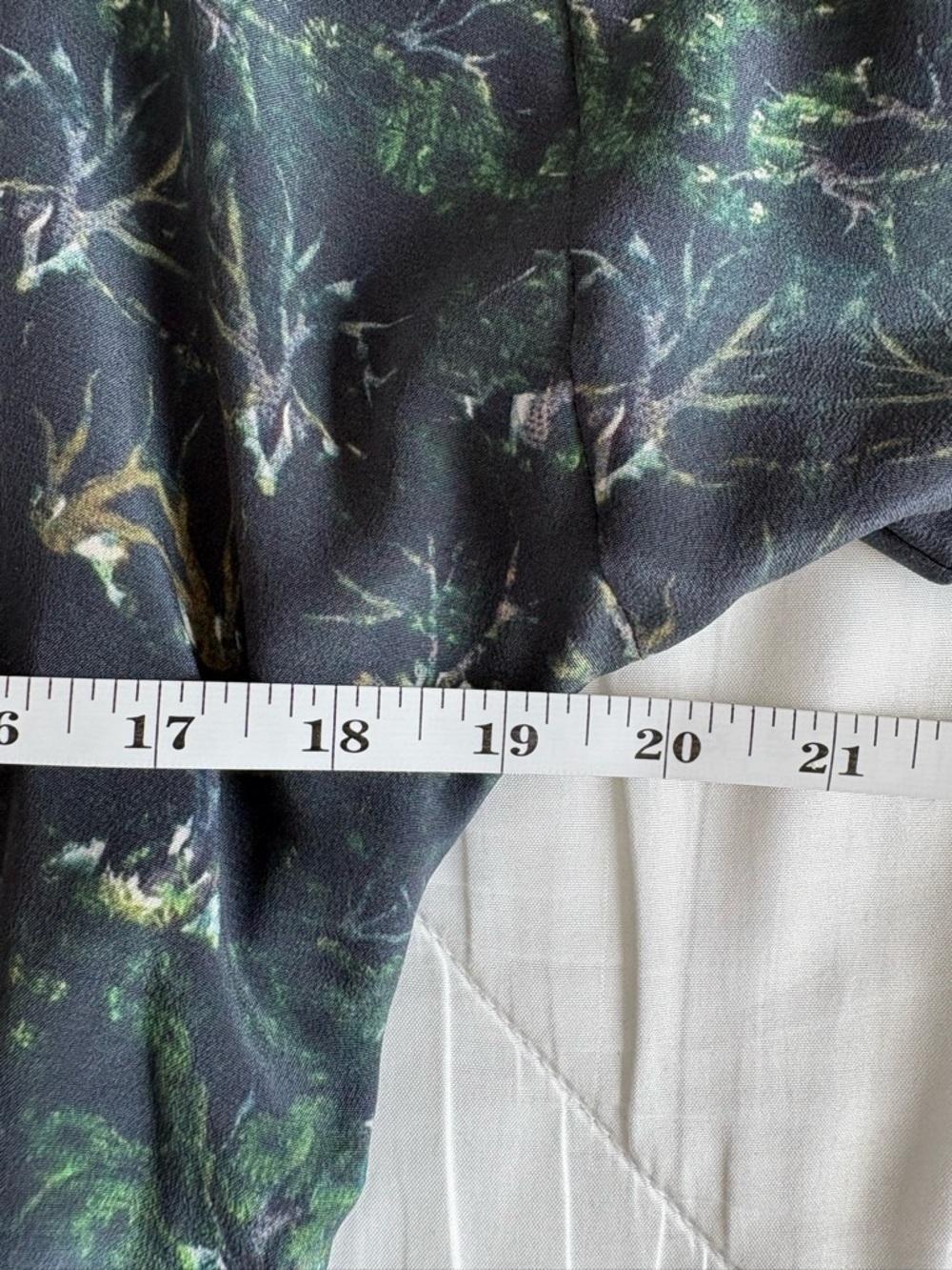 Figue Lupita Silk Dress in Mystic Dancer Green - Picture 12 of 13